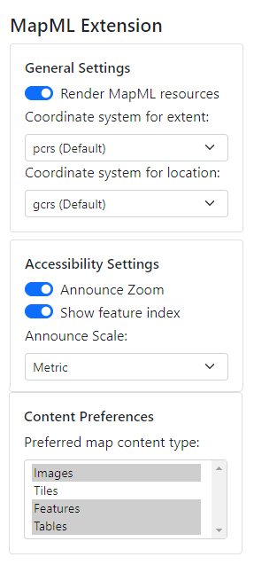 Fenêtre contextuelle d’extension