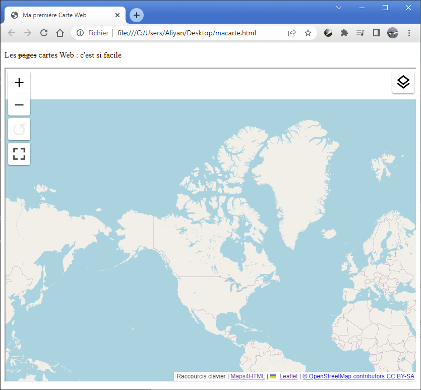 Web maps are easy peasy